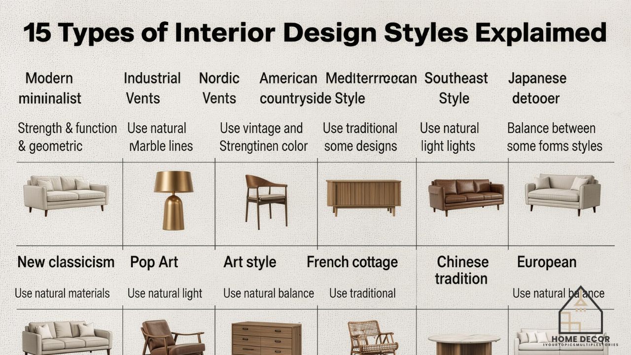 Types of Interior Design Styles