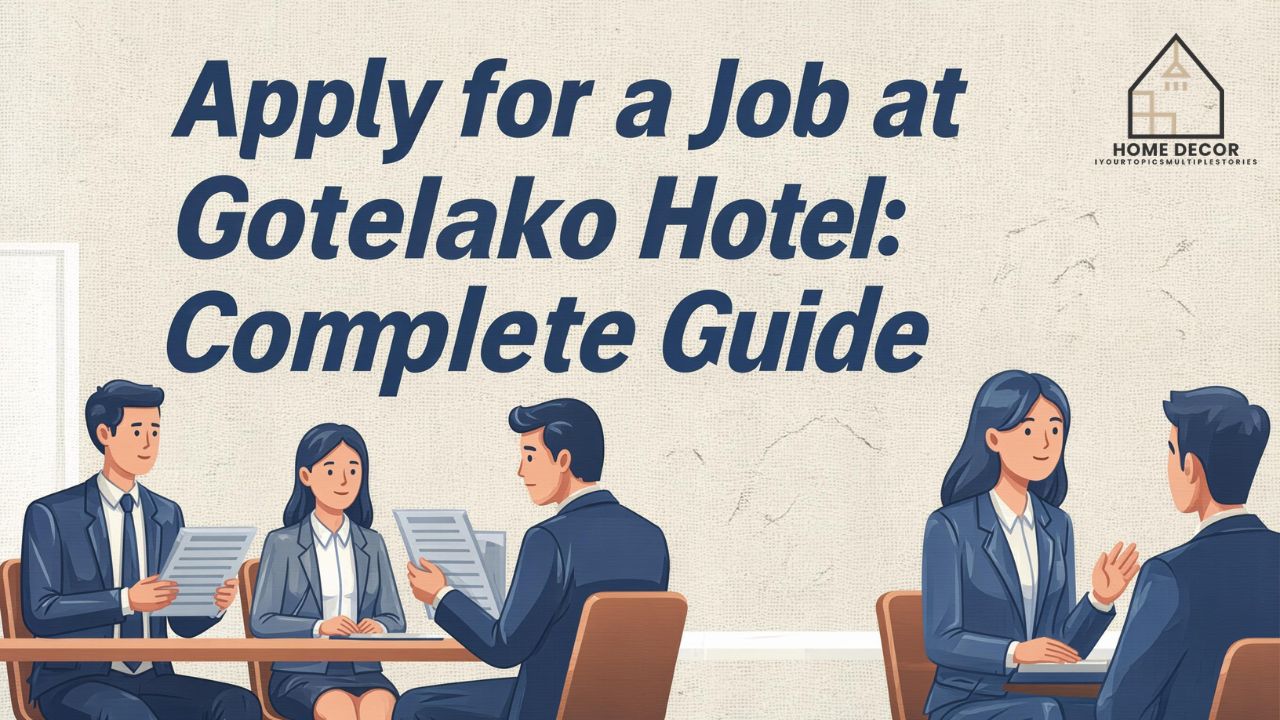Apply for a Job at Gotelako Hotel