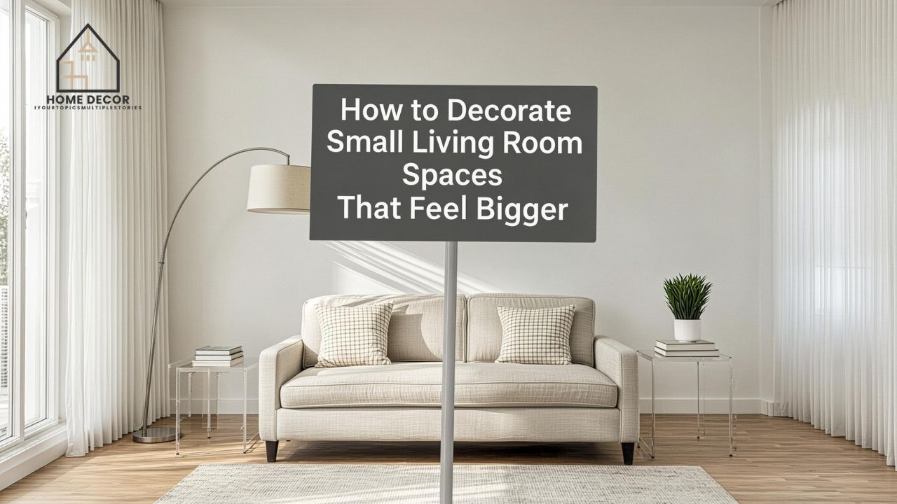 How to Decorate Small Living Room